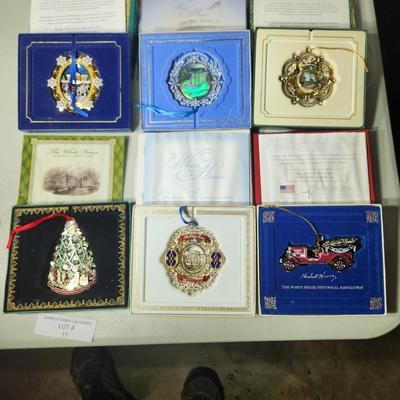 Lot of White House Christmas Ornaments Decoration