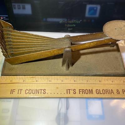 Antique 1924 Acme Egg Grading Scale/Specialty Mfg. Co. 10" Long in Fair Condition as Pic'd,