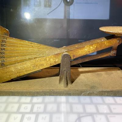 Antique 1924 Acme Egg Grading Scale/Specialty Mfg. Co. 10" Long in Fair Condition as Pic'd,