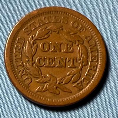 1837 CIRCULATED CONDITION U.S. LARGE CENT AS PICTURED.