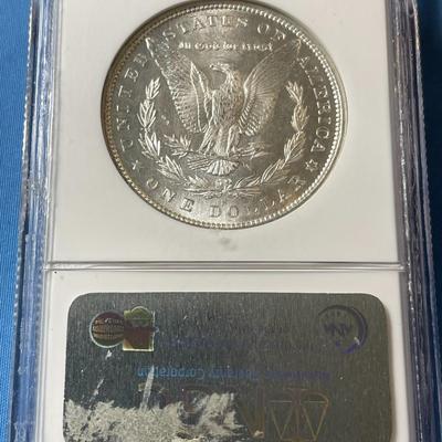 NGC CERTIFIED 1879-S MS64 SEMI-PL MORGAN SILVER DOLLAR AS PICTURED.
