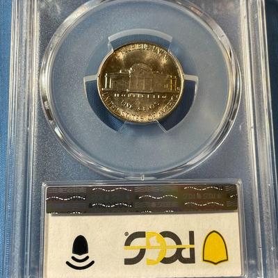 PCGS CERTIFIED 1952-S MS64 FULL STEPS JEFFERSON NICKEL AS PICTURED. (COIN #1241).
