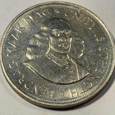 South Africa 1964 Choice BU Proof-Like 50 Cents Silver Coin KM#62 as Pictured.