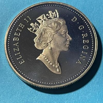 1990 Canada Silver Dollar 300th Anniversary of Henry Kelsey in Proof Condition.