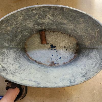 2 Galvanized Cans No. 3 Dover Parkersburg , Ice Bucket