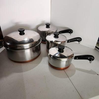 Paul Revere Copper Cookware Pots
