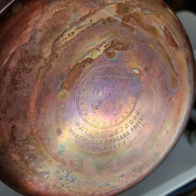 Paul Revere Copper Cookware Pots