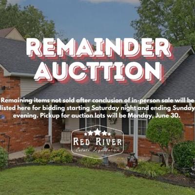 SAND SPRINGS REMAINDER AUCTION COMING SOON!
