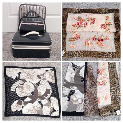 LOT 19: Dolce & Gabbana Scarf, Lancome Makeup Bags, Leather Gloves & More