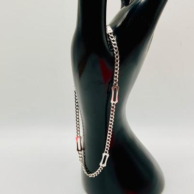 LOT 34: Italian White Gold 14K Ankle Bracelet 10", 6.44g tw