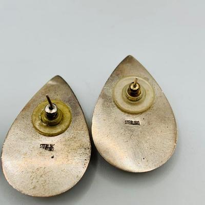 LOT 36: Sterling Silver Earrings and Bracelet