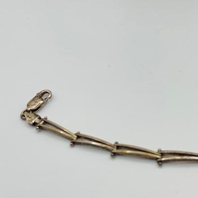 LOT 36: Sterling Silver Earrings and Bracelet