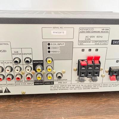 LOT 294: Kenwood AV Surround Receiver VR-306