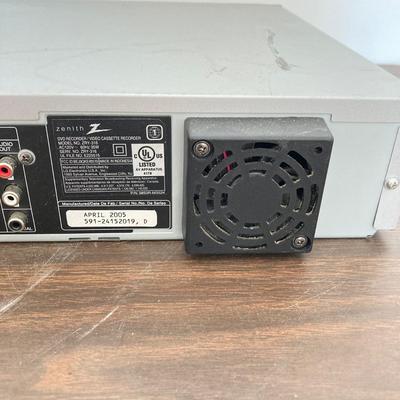 LOT 296: Zenith DVD Recorder / Video Cassette Recorder Model ZRY-316