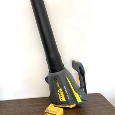 LOT 51: Ryobi Hybrid 18 P2107 Blower, P514 Saw, and P118 Battery IntelliPort Charger, Lynxx Cordless Blower, Battery Pack and More