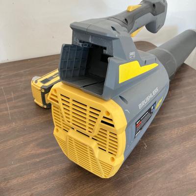 LOT 51: Ryobi Hybrid 18 P2107 Blower, P514 Saw, and P118 Battery IntelliPort Charger, Lynxx Cordless Blower, Battery Pack and More