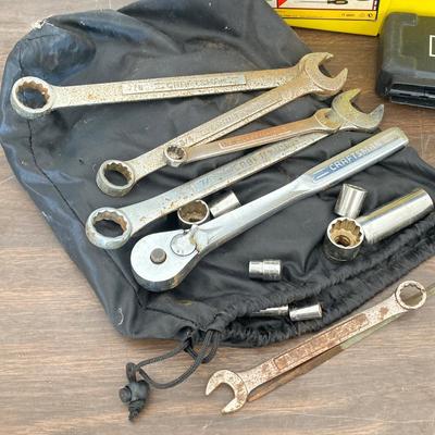 LOT 53: Assorted Craftsman Tools and Two Toolboxes with Contents
