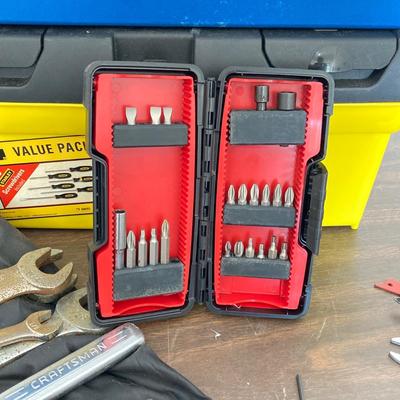 LOT 53: Assorted Craftsman Tools and Two Toolboxes with Contents