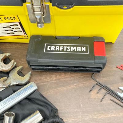 LOT 53: Assorted Craftsman Tools and Two Toolboxes with Contents