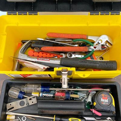 LOT 53: Assorted Craftsman Tools and Two Toolboxes with Contents