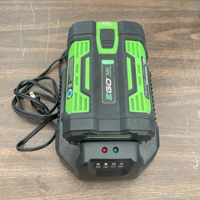 LOT 54: Pair of Power Blowers - Greenworks Pro, Model LB6500 with Two Batteries and One Power Charger