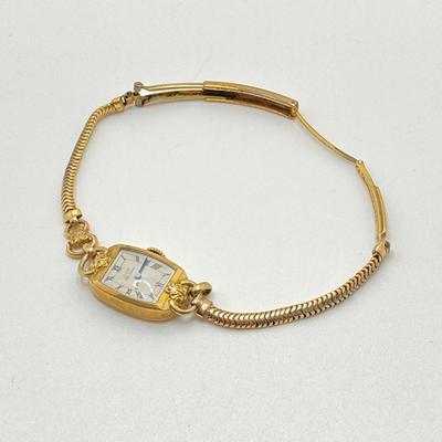 LOT 55: Watch Collection - Elgin DeLuxe 10K Gold Filled, Gruen and Admark Swiss