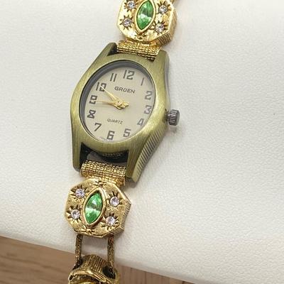 LOT 55: Watch Collection - Elgin DeLuxe 10K Gold Filled, Gruen and Admark Swiss