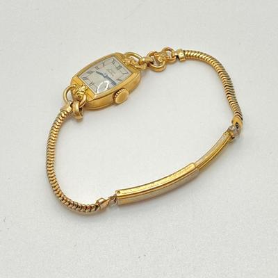 LOT 55: Watch Collection - Elgin DeLuxe 10K Gold Filled, Gruen and Admark Swiss