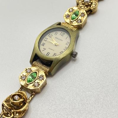 LOT 55: Watch Collection - Elgin DeLuxe 10K Gold Filled, Gruen and Admark Swiss