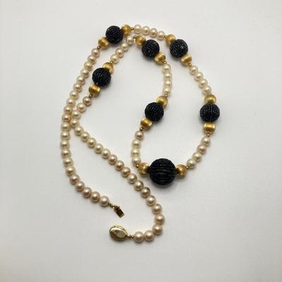 LOT 60: Fashion Jewelry - Faux Pearl Necklaces, Earrings and More