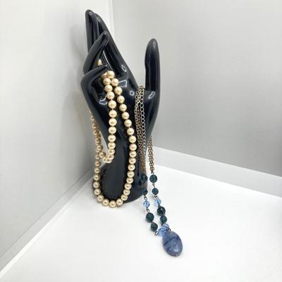 LOT 60: Fashion Jewelry - Faux Pearl Necklaces, Earrings and More