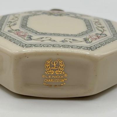 LOT 63: Lenox Perfume Bottle & Collector Society Trinket Box, Vintage Decorative Egg w/Golden Gates & Just the Right Shoe...