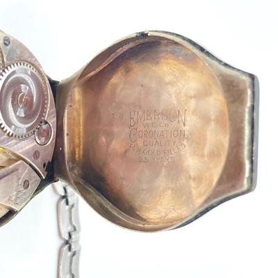 LOT 66: Vintage Elgin 14K Gold Filled Monogrammed Watch