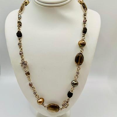LOT 72: Two Fashion Jewelry Necklaces and Matching Bracelets