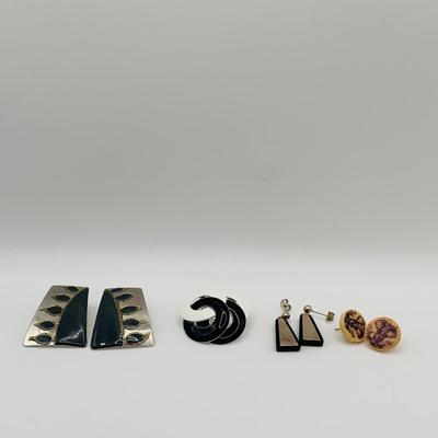 LOT 73: Collection of 25 Pairs of Fashion Jewelry Pierced Earring