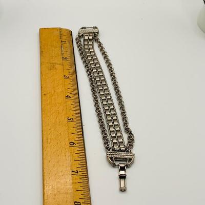 LOT 74: Collection of Fashion Jewelry Bracelets and Wrist Watches by Pulsar, Timex and Vivani
