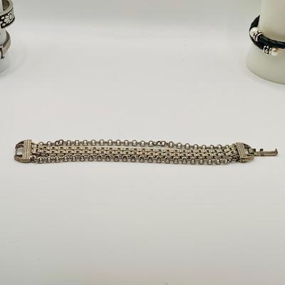 LOT 74: Collection of Fashion Jewelry Bracelets and Wrist Watches by Pulsar, Timex and Vivani