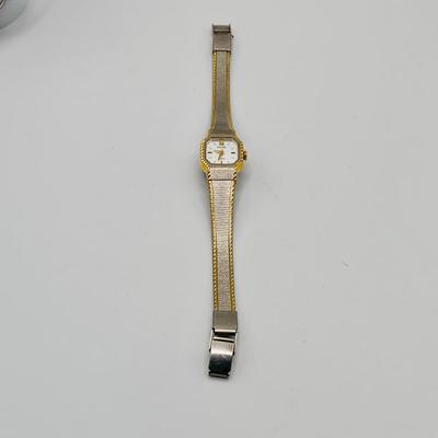 LOT 74: Collection of Fashion Jewelry Bracelets and Wrist Watches by Pulsar, Timex and Vivani