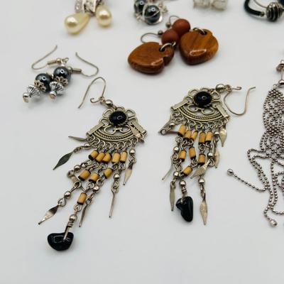 LOT 79: Collection of 20 Pairs of Pierced Earrings