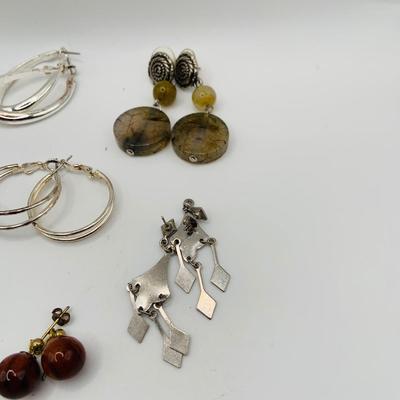 LOT 79: Collection of 20 Pairs of Pierced Earrings