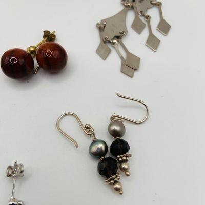 LOT 79: Collection of 20 Pairs of Pierced Earrings