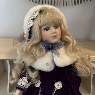 LOT 84: Porcelain Doll Collection