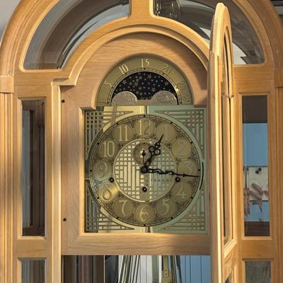LOT 87: Ridgway Curio Grandfather Clock