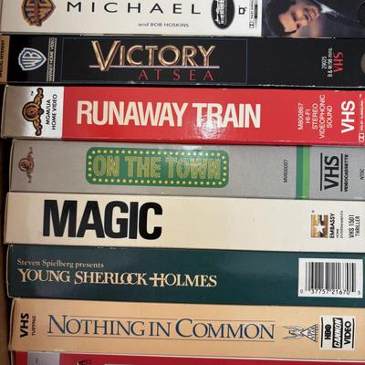 LOT 107: VHS Movie Collection & Unopened Bland VHS Tapes