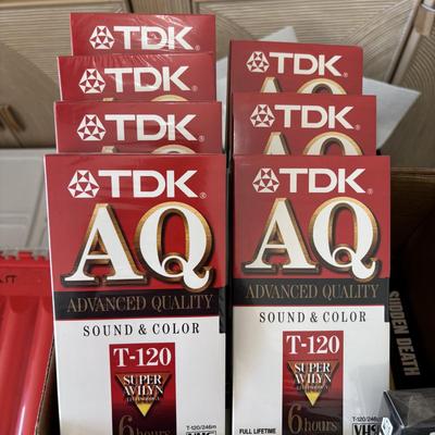 LOT 107: VHS Movie Collection & Unopened Bland VHS Tapes