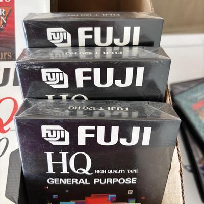 LOT 107: VHS Movie Collection & Unopened Bland VHS Tapes