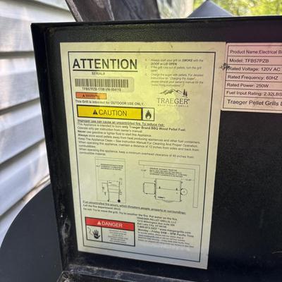 LOT 108: Traeger Pellet Grill Model TFB57PZB