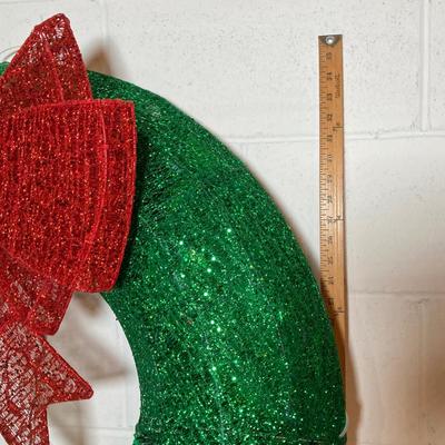 LOT 271: Large Size Lighted Wreath