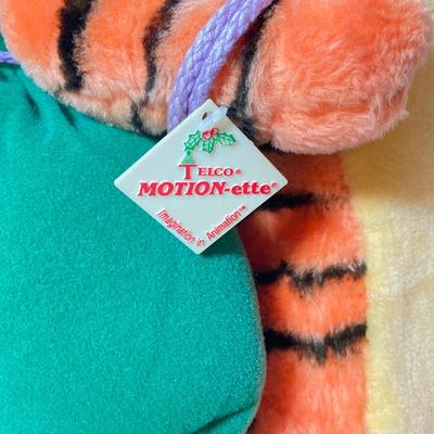 LOT 279: Disney's Winnie the Pooh and Tigger Telco Motion-ette Electronic Display Figures with Adapters