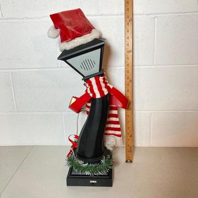LOT 280: Electronic / Animated Holiday Display Collection - Snowmen, Frank E Post and Cowboy Santa in Original Box